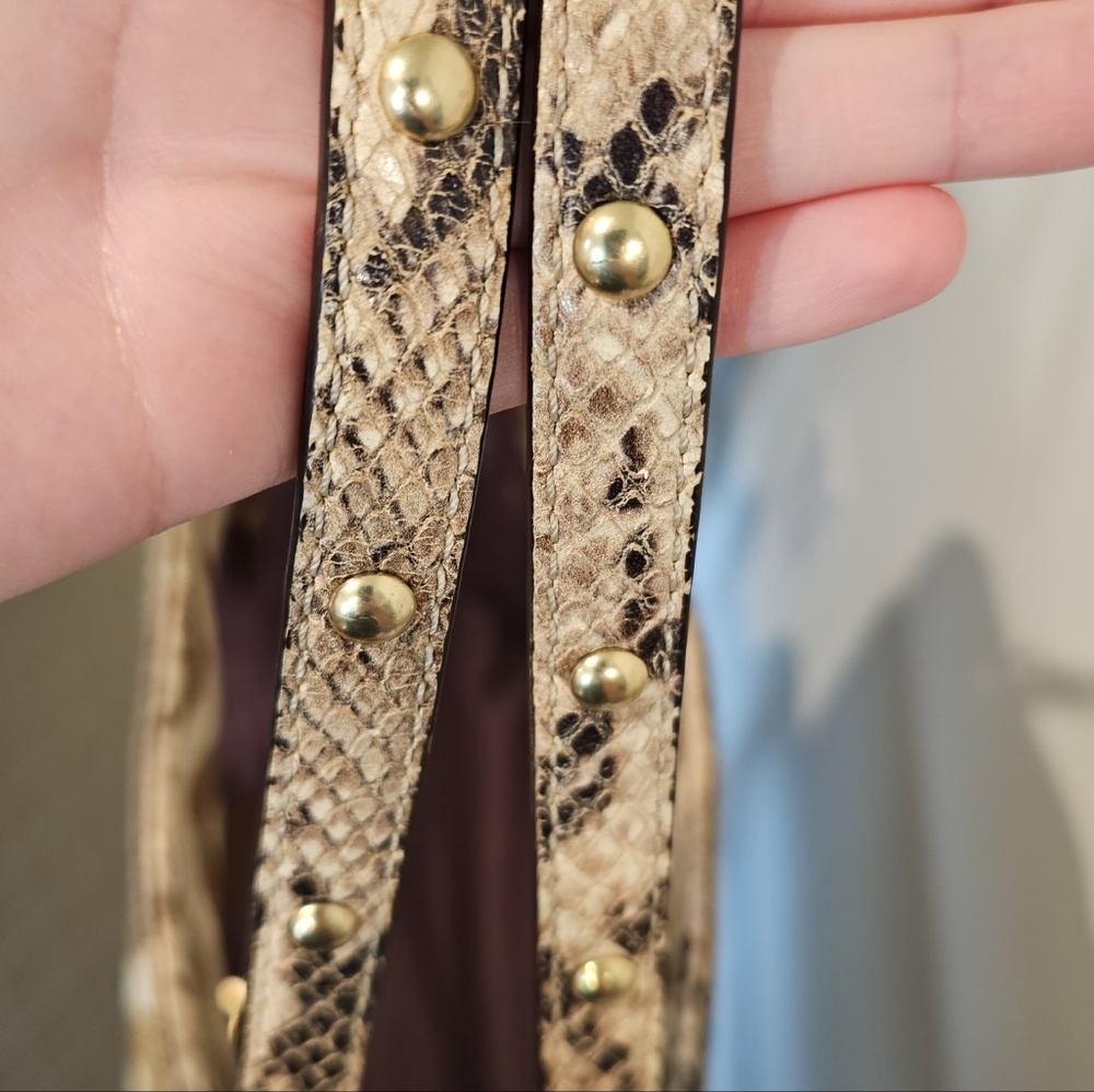 Coach Rare Zebra Python Leather, Straw Bag/Tote &… - image 4